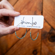 Turquoise Akimbo Collection Hoops