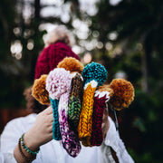 Narwhal: Burgundy Baby Beanie